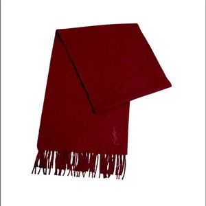 Authentic YSL Wool and Cashmere Blend Scarf